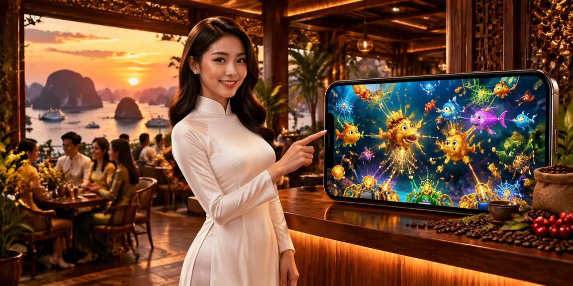 Vịnh Hạ Long và trò bắn cá gợi trải nghiệm giải trí mobile cần tải ổn định